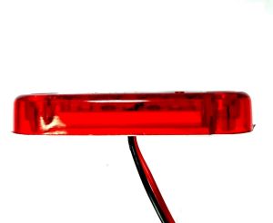 3 Led Mini Feu Indicateur de position latéral ,remorque camion Rouge Man Daf Iveco Scania 12/24v