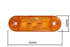 3 led Mini Lămpi de marcaj laterale cu distanță Indicator Remorcă camion Gelben Man Daf Scania Iveco 12/24v