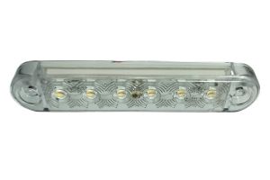 6 led Lămpi de marcaj laterale cu distanță Indicator Remorcă camion Alb Actros Renault Volvo 12/24v