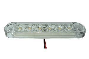 6 led Lămpi de marcaj laterale cu distanță Indicator Remorcă camion Alb Actros Renault Volvo 12/24v