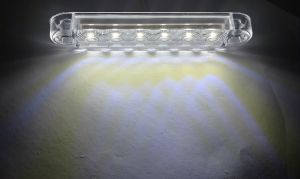 6 led Lămpi de marcaj laterale cu distanță Indicator Remorcă camion Alb Actros Renault Volvo 12/24v