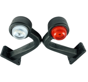 2 x Led Markörljus Positionsljus Lastbil Släp Husvagn 12/24v