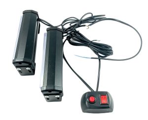 40w COB LED Warnleuchte Notfall Kühlergril Blitzlicht Strobe Leuchte Bernstein 12-30V