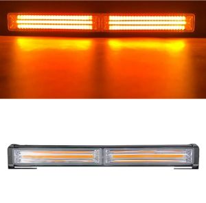 40w COB LED BAR Kühlergril Blitzlicht Warnleuchte Notfall Strobe Leuchte Bernstein 12V 24V