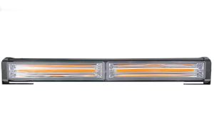 40w COB LED BAR Kühlergril Blitzlicht Warnleuchte Notfall Strobe Leuchte Bernstein 12V 24V