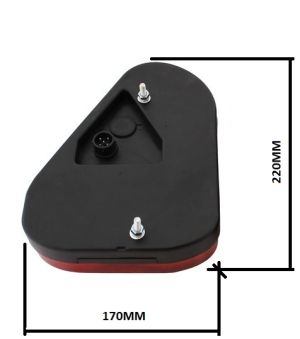 2 x Tail Rear Reverse Light trailer Truck Lorry Tractors Motorhome 12v