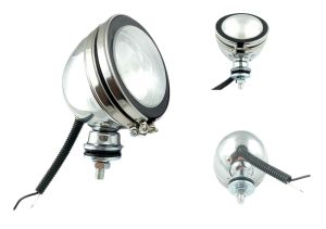 Arbeitsscheinwerfer 12V 55W H3 Scheinwerfer Runden Verchromt Flutlicht Leuchte