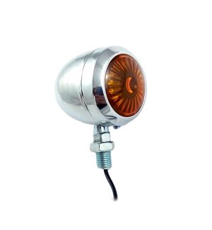Feux Clignotant Ampoule Moto ATV 12V Ambre Chrome