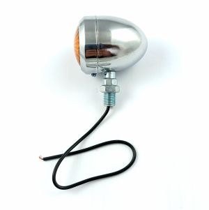 Feux Clignotant Ampoule Moto ATV 12V Ambre Chrome