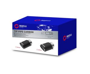 Auspuffblende Endrohr Carbon Schwarz 160mm 