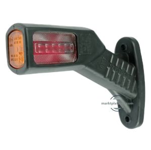 2 x 12V 24V Markeringslys til tilhenger LED E9 ADR