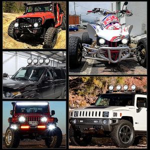 LED Runden Arbeitsscheinwerfer 72W Für PKW LKW Traktor Lamp 