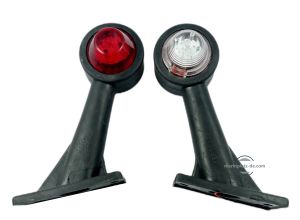 2 x LED Remolques Luz Lateral Posicion E9 E19 12v 24v