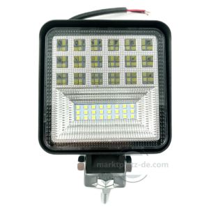 42 LED Arbetsbelysning 12V 24V 126W 6000lm för SUV 4x4 Traktor Bil Combo Ljus