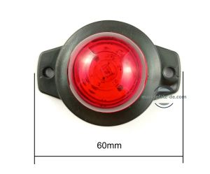 Led Luz Marcador lateral ,Indicadora remolque Camión Rojo 12/24v
