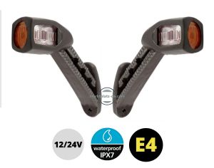 2 x Positionsleuchten  LKW Anhänger E-Prüfzeichen  E4 Glühlampe 24V 