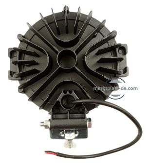 LED Round Work Light 51W Lamp Fog Offroad Driving Light Black