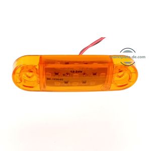 Led Lămpi de marcaj Camion Remorcă Caravana Galben E9 12v 24v