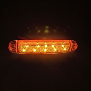 10 Led Lămpi de marcaj Camion Remorcă Caravana Galben 12v 24v