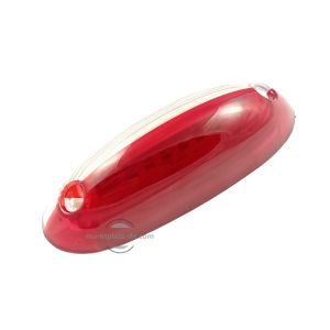 2 x 18 LED Umrissleuchte Begrenzungsleuchten Anhänger Rot/Weiss 12/24V LKW Wohnwagen