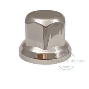 LKW Radmutter Abdeckkappen Sechskant kappen felgen Bolzenabdeckungen Chrom 32mm   