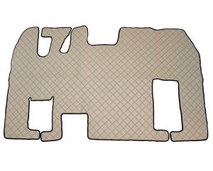 RENAULT MAGNUM Fußmatten Automat Beige Leder Matten Autoteppiche LKW