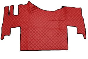 RENAULT GAMA T PLANCHER Fußmatten Automat Rot Leder Matten Autoteppiche LKW