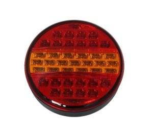 2 x Led Hamburger Rear Tail Light for Truck Trailer Lorry 24v