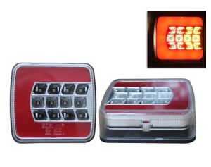 2 x Led Rear Tail Light Neon for Trailer Caravan 12v 24v