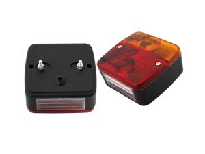 2 x Tail Rear Lights for Trailers Caravane Tractors 12v