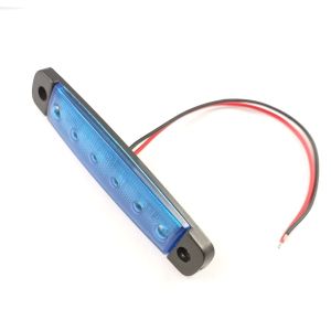 LED Umrißleuchten Seitenmarkierungsleuchten LKW Anhänger Blau 24v