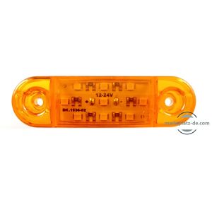 LED Umrissleuchte LKW Anhänger Wohnwagen Wohnmobil Gelb E9 12V 24V