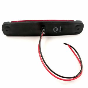 6 LED Luz Marcador Camiones Remarque 12v Rojo 