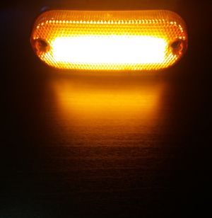 Led Remorque Caravane Feu Lateral Orange E9 12v 24v