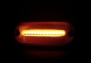 Led Remorque Caravane Feu Lateral Orange E9 12v 24v