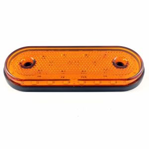 Tilhenger Lastebil Led Sidemarkeringslys Orange Reflektor E9 12v 24v