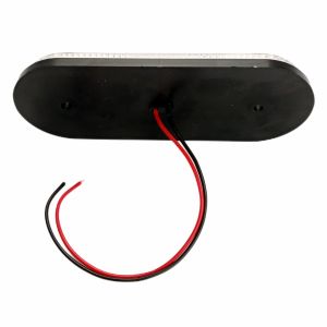 LED Sidomarkeringsljus Lastbil Släpvagn Vit Reflektor E9 12V 24V