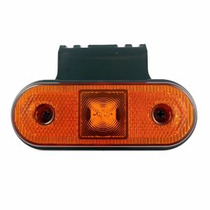 LED Seitenmarkierungsleuchten Reflektor Orange für Anhänger PKW LKW 12V 24V
