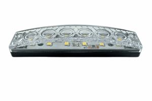 6 led Alb Camion Remorca  Lămpi de marcaj laterale cu distanță Indicator 12/v