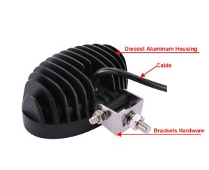 Led Lamp Work Light Harvester Offroad Oval 24w 12v 24V