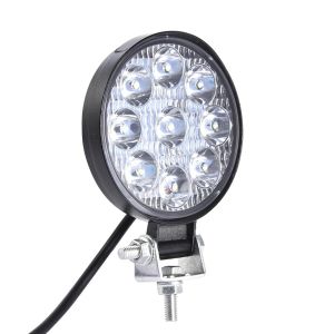 LED Runda Arbetsbelysning 27W 12V 24V 