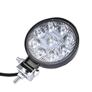 LED Runda Arbetsbelysning 27W 12V 24V 