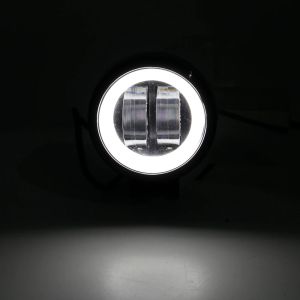 LED Runden Arbeitsscheinwerfer 7D 12V 24V 20W PKW LKW AUTO