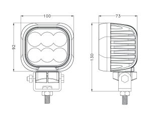 LED Lumini de lucru 5100LM Pro 12V 24V