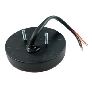 2 x Led Rear Tail Reverse Round Lights Trailer Lorry Car 12v 120mm