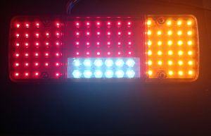 2 x Anhänger Wohnwagen Lkw Rücklicht Leuchten 92 Led Van 24 V