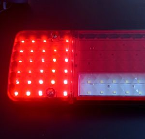 2 x Anhänger Wohnwagen Lkw Rücklicht Leuchten 92 Led Van 24 V