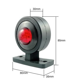 2 x Begrenzungsleuchten LED 12V 24V Positionsleuchten LKW Anhänger  