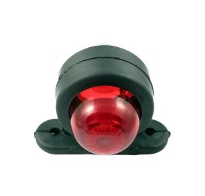 2 x LED 12 / 24v Side Truck Marker Lights Trailer Position Indicator Red / White