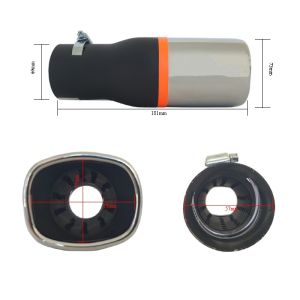 Eksoshale Svart Solv Torget 181mm